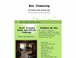 ecocleaningfortcollins.com screenshot