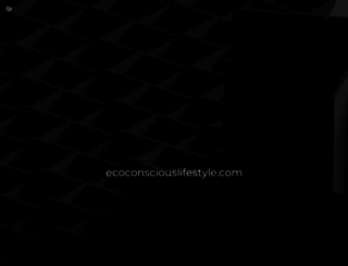 ecoconsciouslifestyle.com screenshot
