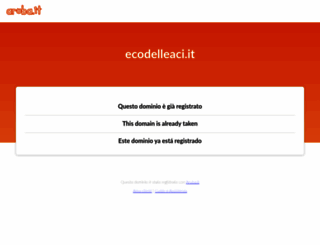 ecodelleaci.it screenshot