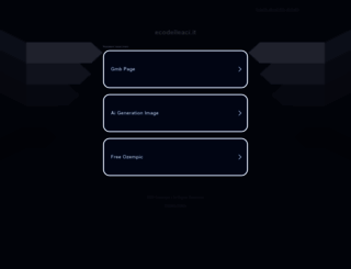 ecodelleaci.it screenshot