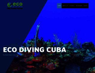 ecodivingcuba.com screenshot
