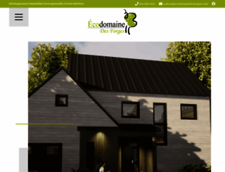 ecodomainedesforges.com screenshot