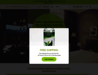 ecofriendlygreencleaning.com screenshot