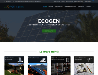 ecogen.it screenshot