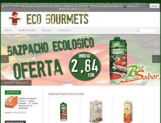ecogourmets.com screenshot