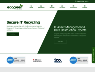 ecogreenitrecycling.co.uk screenshot