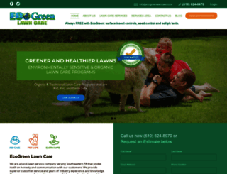ecogreenlawncare.com screenshot