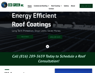 ecogreenroofing.com screenshot