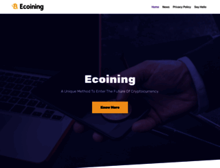 ecoining.com screenshot