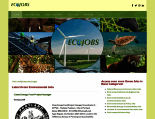 ecojobs.com screenshot