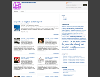 ecojouets.agence-presse.net screenshot