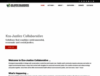 ecojusticecollaborative.org screenshot