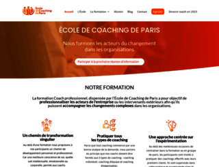 ecole-coaching-paris.fr screenshot