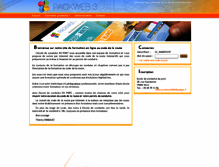 ecole-conduite-port-niort.packweb2.com screenshot
