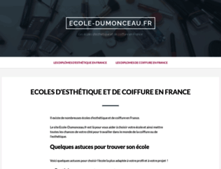 ecole-dumonceau.fr screenshot