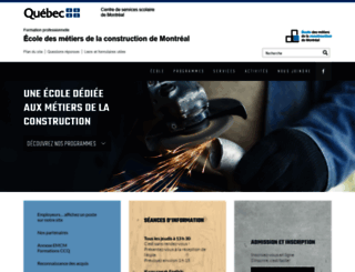 ecole-metiers-construction.csdm.ca screenshot