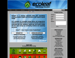 ecoleaf.com screenshot