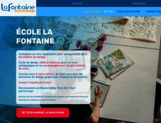 ecolelafontaine.fr screenshot