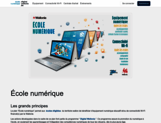 ecolenumerique.be screenshot