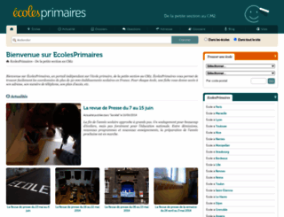 ecolesprimaires.fr screenshot