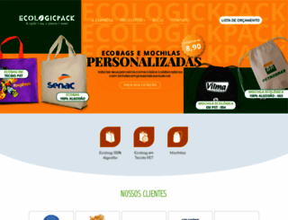 ecologicpack.com.br screenshot
