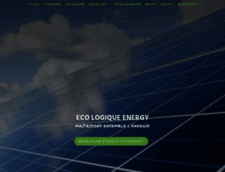ecologiqueenergy.fr screenshot