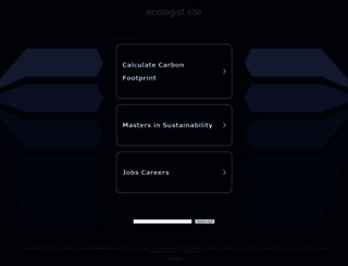 ecologist.site screenshot