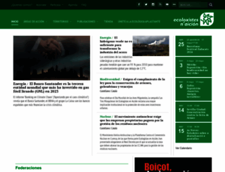 ecologistasenaccion.org screenshot