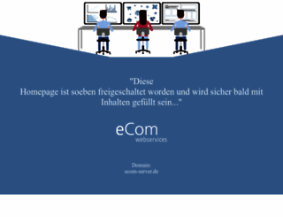 ecom-server.de screenshot