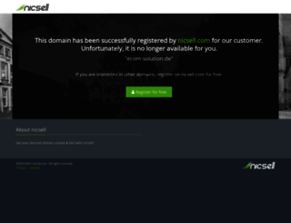ecom-solution.de screenshot