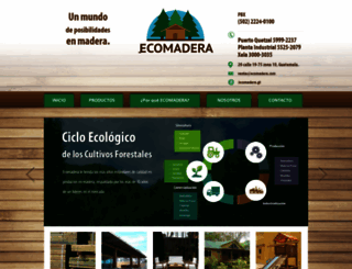 ecomadera.com screenshot