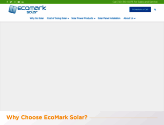 ecomarksolar.com screenshot
