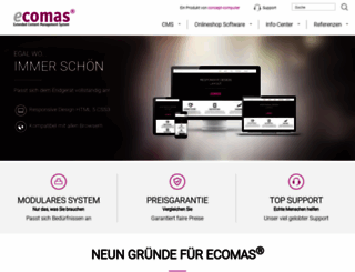 ecomas.de screenshot