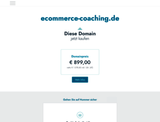 ecommerce-coaching.de screenshot