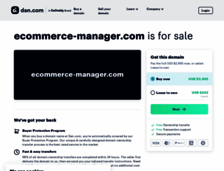 ecommerce-manager.com screenshot