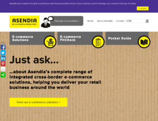 ecommerce.asendia.com screenshot