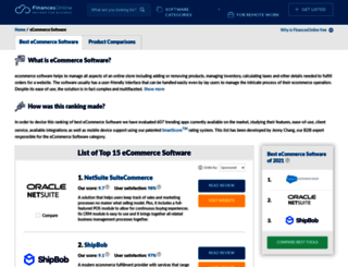 ecommerce.financesonline.com screenshot