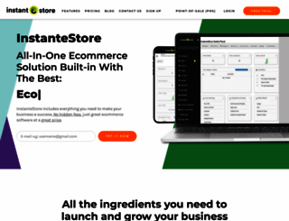 ecommerce.instantestore.com screenshot