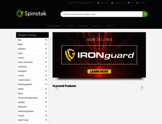 ecommerce.spinstak.com screenshot