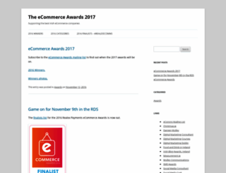 ecommerceawards.ie screenshot