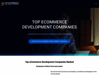 ecommercecompanies.com screenshot