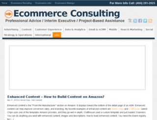 ecommerceconsulting.com screenshot