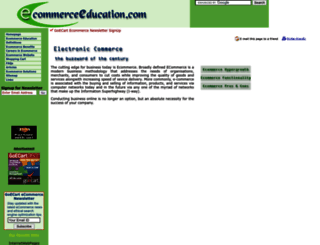 ecommerceeducation.com screenshot