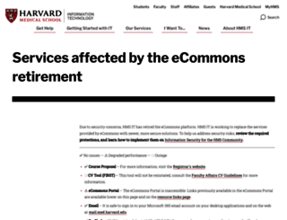 ecommons.med.harvard.edu screenshot