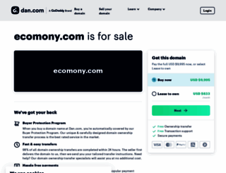 ecomony.com screenshot
