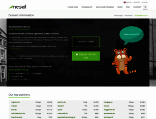 ecompetences.eu screenshot