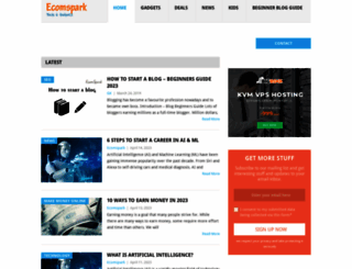 ecomspark.com screenshot