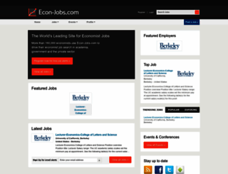 econ-jobs.com screenshot