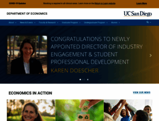 econ.ucsd.edu screenshot