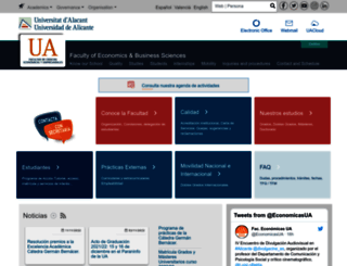 economicas.ua.es screenshot